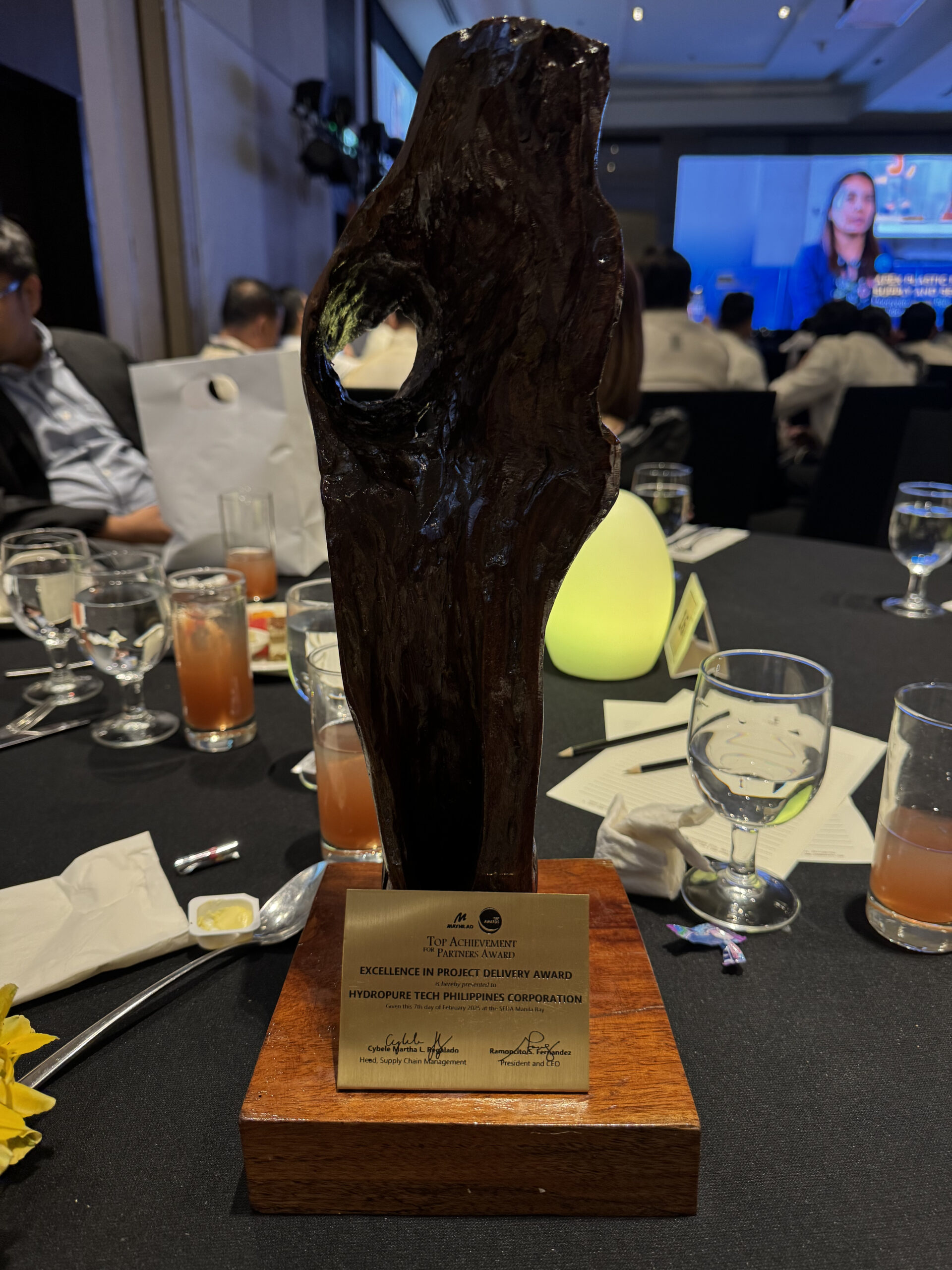 Hydropure Tech Philippines Corporation brings home prestigious recognition at MAYNILAD 2025 TAP Awards